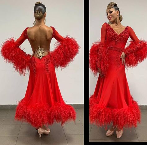 ARTI red standard ballroom dress. red feathers. Standard Dresses Ballroom, Ballroom Dress Standard, Red Ballroom Dance Dress, Ballroom Dresses Standard, Red Ballroom Dress, Standard Ballroom Dresses, Ballroom Dance Dresses Waltz, Ballroom Dance Dresses Standard, Ballroom Gowns Dance