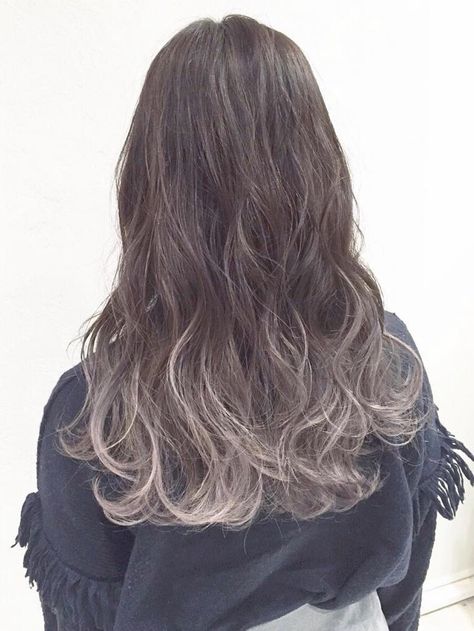 White Tips Ash Hair White Ends Hair Dip Dyed, Brown To White Balayage, Frosty Tips Hair, White Hair Tips Dyed, Light Brown And Silver Hair, Brown Hair With White Ends, White Ends Hair, Brown To White Ombre Hair, Brown Hair With White Tips