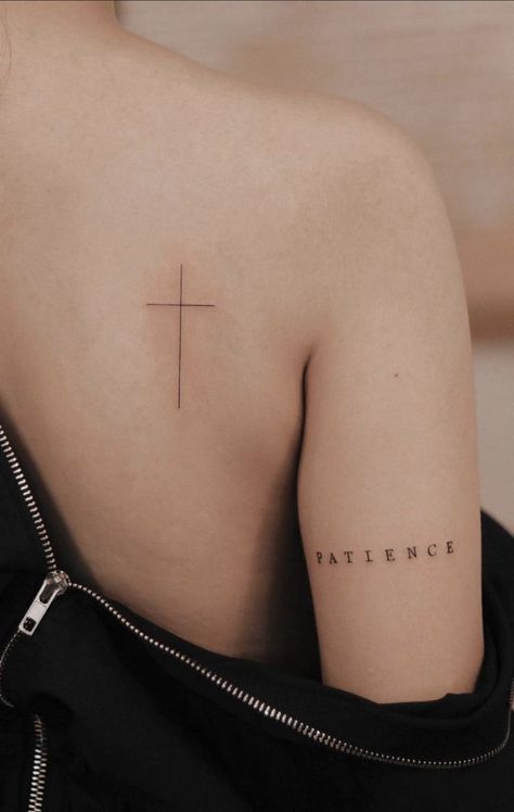 Christian Feminine Tattoos, Small Forearm Tattoos For Women, Ivf Tattoos For Women, Tiny Christian Tattoos For Women, Abundance Tattoo, Minimal Christian Tattoo, Dainty Christian Tattoos, Minimalist Christian Tattoo, Tricep Tattoos