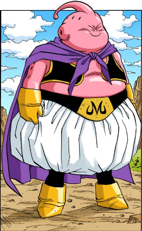 Majin Buu Art, Buu Manga, Dbz Majin Buu, Dragon Ball Z Characters, Buu Dbz, Super Buu, Dragon Ballz Goku, Db Legends, Dbz Wallpapers