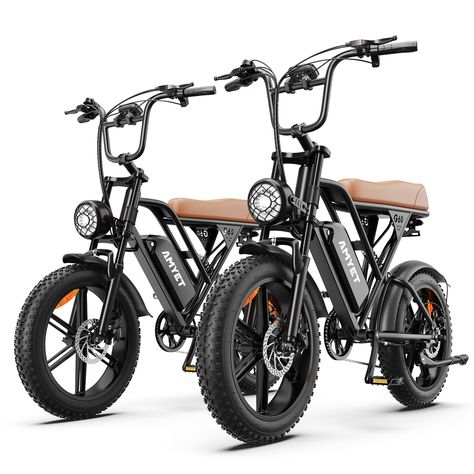 AMYET V9-G60 Electric Bike for Adults, 20" Fat Tire Electric Bike, 1000W/Peak 1500W Ebike with 48V 20Ah Removable Battery, 32 MPH Shimano 7 Speed Gears, Dual Shock Absorber, Adults Electric Bicycle. Bicycle Type ‎‎Electric Bike Age Range (Description) ‎Adult Brand ‎AMYET Speed Quantity 32mph (7-speed adjustable) Color ‎Brown Frame Material High Carbon Steel Suspension Type Dual Characteristic Digital display, Aadjustable handlebars, Dual suspension, Adjustable seats Components Included ‎Manual, Bicycle Types, Fat Tire Electric Bike, Extreme Sport, Go Outdoors, Brown Frame, Fat Tire, Extreme Sports, Electric Bicycle, Digital Display