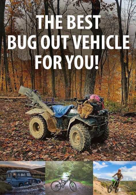 The Best Bug Out Vehicles Bug Out Vehicle Ideas, Bug Out Truck, Survival Checklist, Survival Vehicle, Preppers Survival, Bug Out Location, Bug Out Trailer, Prepper Ideas, Bulletproof Clothing