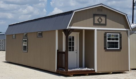 Wolfvalley Buildings  Storage Shed Blog.: 14x40 Lofted Cabin - Cabins, Cabin Shells - Qualit... 14x40 Shed House, 14x40 Shed House Interior, Barn Tiny House, Shed House Interior, Portable Storage Sheds, Lofted Cabin, Utility Shed, Backyard Cabin, Rustic Tiny House