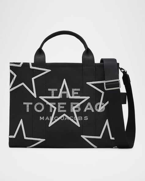 Shop Marc Jacobs The Medium Star Tote Bag at Neiman Marcus. Find the latest luxury fashions from top designers. Cute Bags And Purses, Rich And Successful, Airport Travel Outfits, Marc Jacobs Handbag, Willow Smith, Purse Ideas, Black And Black, Luxury Bags Collection, Dream Bag