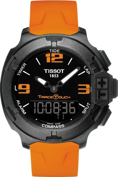 Tissot Watch T-Race Touch Aluminium http://bit.ly/1WqTUZ2 #alarm-yes #bezel-fixed  #case-material-aluminum #chronograph-yes #date-yes #delivery-timescale-call-us #dial-colour-black #gender-mens #luxury #movement-quartz-battery #official-stockist-for-tissot-watches #packaging-tissot-watch-packaging #style-sports #subcat-touch-collection #supplier-model-no-t0814209705702 #warranty-tissot-official-2-year-guarantee #water-resistant-100m Tissot T Touch, Tissot T Race, Orange Watches, Tissot Watches, Sports Watch, Garmin Watch, Sport Watches, Wristwatch Men, Digital Watch