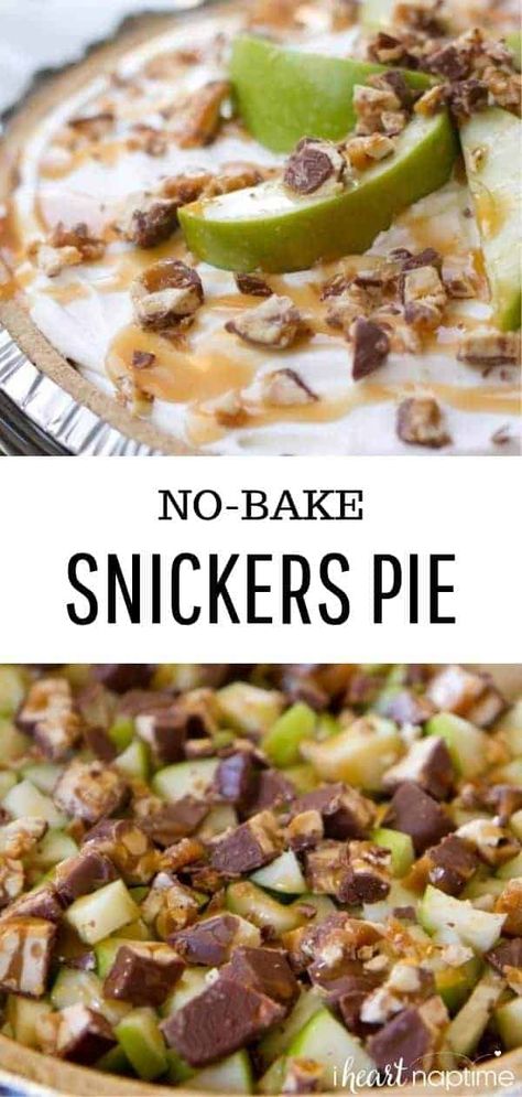 Snickers Dessert, Snickers Pie, Baked Caramel Apples, Snicker Apple Salad, Snickers Salad, Baked Apple Dessert, Apple Desserts Easy, Baked Caramel, Christmas Recipes Appetizers