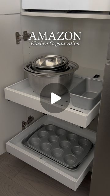 Stephania R | Amazon Finds on Instagram: "Say goodbye to cabinet chaos! 🧼 Comment ‘SHOP’ to receive the link! ✨
This peel-and-stick pull-out drawer is the ultimate game changer for deep cabinets. With its adjustable width, it fits any space perfectly! 🙌🏻

#kitchenhacks #amazonfinds #amazonhome #kitchenorganization #kitchenessentials #amazonkitchen #organizationideas #pantryorganization Organization Goals, Amazon Home Find, Amazon Must Haves, Pantry Goals" Pantry Goals, Organization Goals, Amazon Must Haves, Find Amazon, Pull Out Drawers, Pantry Organization, Amazon Home, Kitchen Hacks, Kitchen Essentials