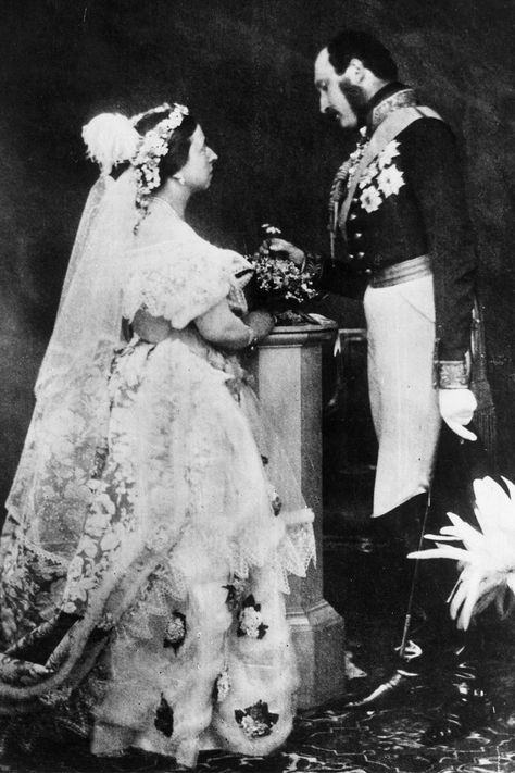 How 20-Year-Old Queen Victoria Forever Changed Wedding Fashion | Vanity Fair Queen Victoria Wedding Dress, Queen Victoria Facts, Victoria Wedding Dress, Princesa Margaret, Queen Victoria And Prince Albert, Young Queen Victoria, Norman Jean Roy, Mrs Lovett, Norman Parkinson