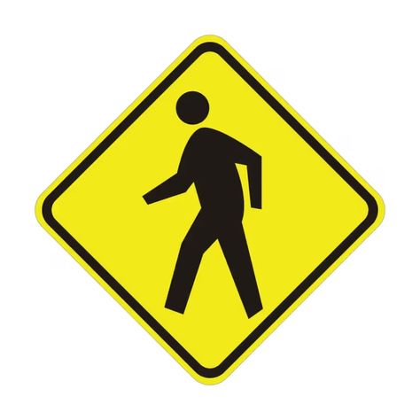 Pedestrian Crossing Sign (W11-2) | Advanced Sign Neighborhood Signs, Parking Lot Sign, Fundraising Signs, Reflective Sign, Ada Signs, Sign Installation, Pedestrian Crossing, Monument Signs, Construction Signs