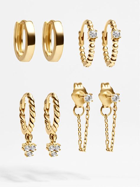 Shop fine jewelry sets at BaubleBar, featuring necklace & bracelet sets, 18K gold stackable rings & more. Enjoy free UPS shipping over $75 & free returns. Gold Earring Set, Gold Medallion Necklace, Bridal Earrings Studs, Freshwater Pearl Drop Earrings, Ups Shipping, 18k Gold Earrings, Gold Bead Bracelets, Gold Ring Sets, Party Earrings