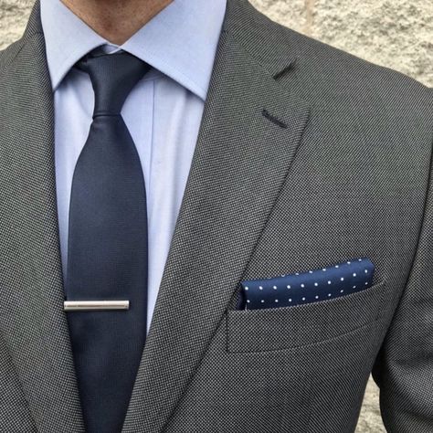 Blue Outfits Men, Blue Outfit Men, Dark Gray Suit, Grey Suit Men, Dapper Outfit, Blazer Outfits Men, Mens Business Casual Outfits, Blue Outfits, Suits Men Business