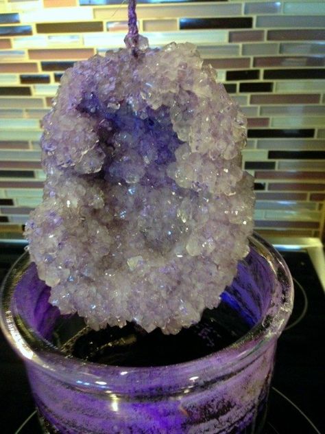 Home and Garden DIY Ideas, Photos and Answers | Hometalk Crafts Using Clear Glue, Homemade Crystals, Borax Crystals Diy, Gardening 2023, Diy Crystal Crafts, Making Crystals, Science Diy, Crystals Growing, Crystal Identification