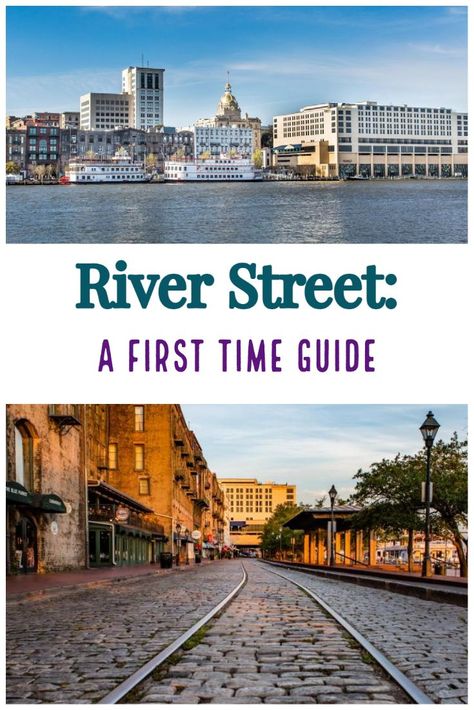 Experiencing Savannah's River Street face to face is a rite of passage. For those who have never witnessed this historic landmark, we’ve created a first-time guide to give assurance that you won’t miss a thing. Shopping In Nashville Tn, Savannah Georgia River Street, River Street Savannah Ga, Savannah River Street, Savannah Georgia Vacation, Savannah Georgia Travel, Georgia Vacation, Cargo Ships, Road Trip Places