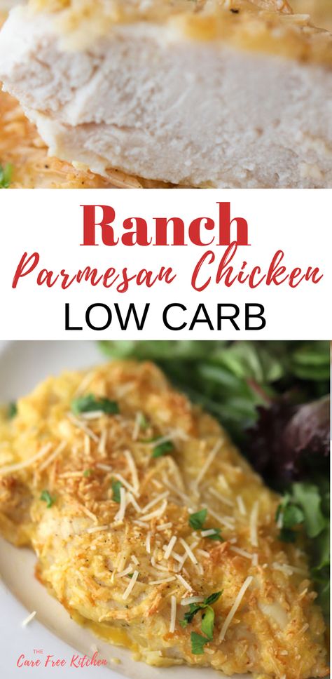 Ranch Parmesan Chicken, Parmesan Ranch Chicken, Chicken Breast Oven Recipes, Parmesan Ranch, Baked Parmesan Crusted Chicken, Parmesan Crusted Chicken Recipe, Crusted Chicken Breast, Baked Ranch Chicken, Crusted Chicken Recipes