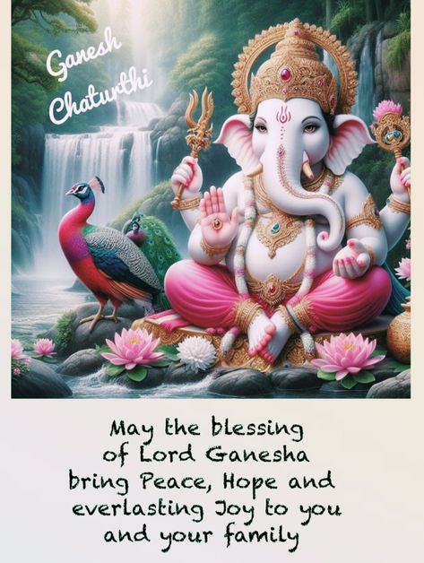 Ganesha Chaturthi, God Art, Hindu Art, Lord Ganesha, Ganesha, Inspirational Quotes, India, Birthday, Quotes