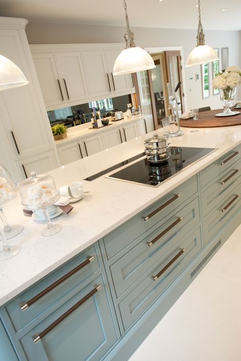 Bespoke Kitchens, Surrey | KCA | KCA Kitchens 2023, Kitchen Ceiling Designs, Luxury Houses Kitchen, Kitchen Ceiling Design, Open Plan Kitchen Dining Living, Open Plan Kitchen Diner, Kitchen Design Inspiration, Bespoke Kitchen Design, Open Plan Kitchen Dining