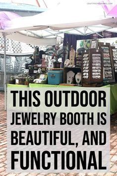 Outdoor Jewelry Craft Show Displays Booth, Crystal Display Ideas Craft Show, Jewelry Vendor Booth, Earring Displays For Craft Shows, Jewelry Booth Display Ideas, Jewelry Booth Display, Festival Booth Display, Boutique Jewelry Display, Diy Booth