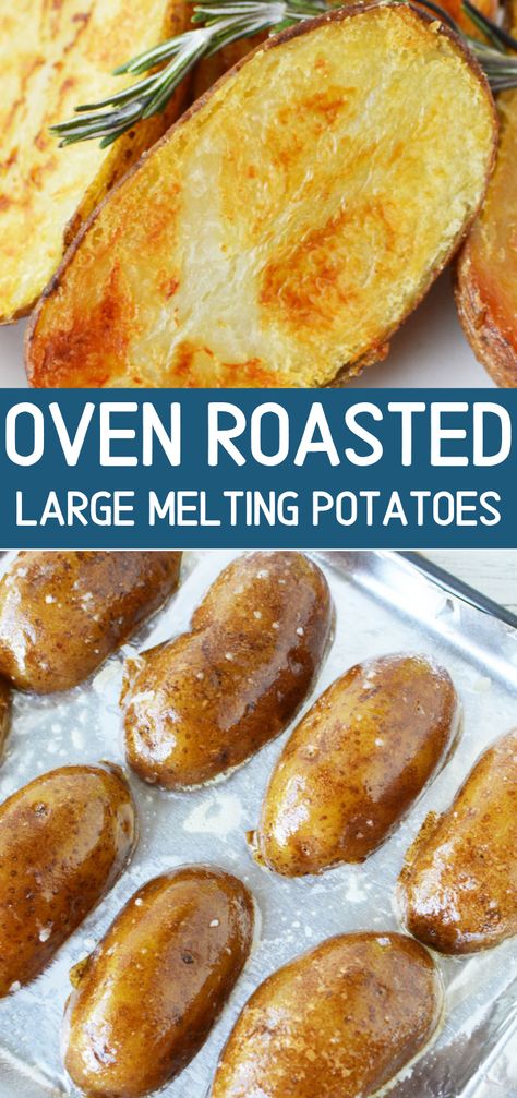 Melting Potatoes, Potato Side Dish, Oven Roasted Potatoes, Potato Recipes Side Dishes, Potato Sides, Potato Side Dishes, Veggie Side Dishes, Potato Dishes, Oven Roast