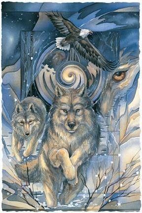 Jody Bergsma Art, Wolf Mural, Bergsma Art, Native American Mythology, Jody Bergsma, Native American Pictures, Wolf Tattoo Design, Guitar Painting, Mural Wall