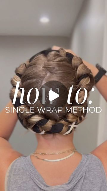 Amanda Carter | heatless curls + hair growth on Instagram: "SINGLE WRAP METHOD:
One of the easiest techniques to learn for heatless curls. You’re simply wrapping your hair away from your face, around your curler. 

It creates a soft curl, similar to a curling iron.

TIPS:
- wrap straight back, not down or to the side. The higher you wrap, the more volume you’ll have. You can see what I mean by watching my first few wraps. 

- Not too tight! But not so loose that your hair falls out. This is where the velvet curler shines - it keeps your hair in place even when you error on the side of wrapping too loosely. 

- apply your prep products to dry hair and then wrap, don’t wet your hair before or after wrapping. 

- a satin bonnet + satin pillowcases really help control frizz, they’re worth a pu Heatless Curlers Rollers, Using Hair Curlers, Night Hair Wrap, Hair Wrap For Curls, How To Wrap Your Hair At Night For Curls, Satin Curlers, How To Use Heatless Curling Wrap, How To Do Loose Curls, Curling Iron Tips