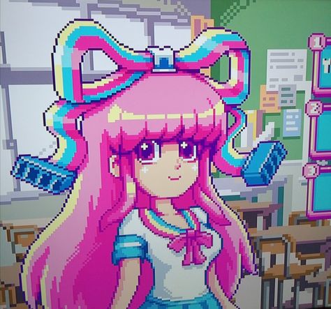 Giffany Gravity Falls Pfp, Giffany Pfp, Giffany Gravity Falls Icon, Yandere Aesthetic, Giffany Gravity Falls, Fall Sides, Arte 8 Bits, Lil Sister, Cute Little Drawings