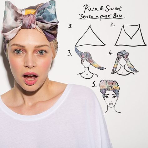 12 Ways to Rock a Head Scarf this Summer | momooze.com Turban Hijab, Head Wrap Styles, Hair Wrap Scarf, Hair Scarf Styles, Mode Turban, Head Scarf Styles, Pelo Afro, Head Wrap Headband, Turban Style