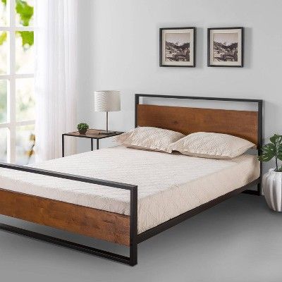 Contemporary Platform Bed, Diy Platform Bed, Murphy Bed Plans, Dekorasi Kamar Tidur, Metal Platform Bed, Wood Headboard, Contemporary Bed, Wood Platform Bed, Wood Beds