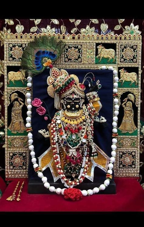 Sri Nath Ji, Srinathji Images, Shri Nath Ji, Photo Name Art, Dwarikadhish Hd Wallpaper, Gyan Mudra, Shree Radha, Peacock Images, Hanuman Hd Wallpaper