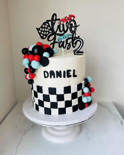 My baby boy is 2 🥺🏁💙 I can’t believe! Time really flies 🥺 Two Fast theme cake 🏁🏎️💙❤️ #cake #cake #twofastcake #cakeofinstagram Too Fast Cake Ideas, Two Fast 2 Curious Birthday Cake, Two Fast Theme Cake, Two Fast Cake Ideas, 2 Fast 2 Furious Birthday Cake, Two Fast Birthday Party Boy Cake, 2 Fast Birthday Cake, Car Cake Ideas, Two Fast Birthday Cake