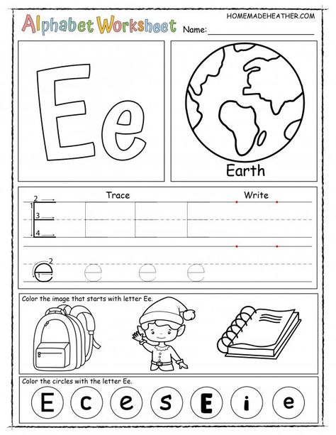 Letter E Printable Worksheet Letter E Recognition Activities, Kindergarten Letter E Activities, The Letter E Worksheets, Pk Worksheets Free Printable, Letter Ee Worksheets Free Printable, Letter E Kindergarten Activities, Preschool Letter E Worksheets, Letter A Worksheets For Preschool Free, E Letter Worksheet