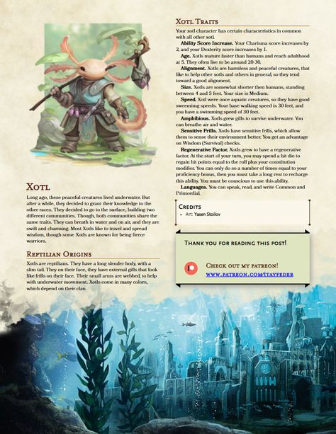 Dnd Custom Races, Homebrew Dnd Race, Dnd 5e Homebrew Playable Races, D&d Homebrew Races, Homebrew Races 5e, Dnd Races Character Design, Dnd 5e Races, Dnd Pets, Homebrew Races