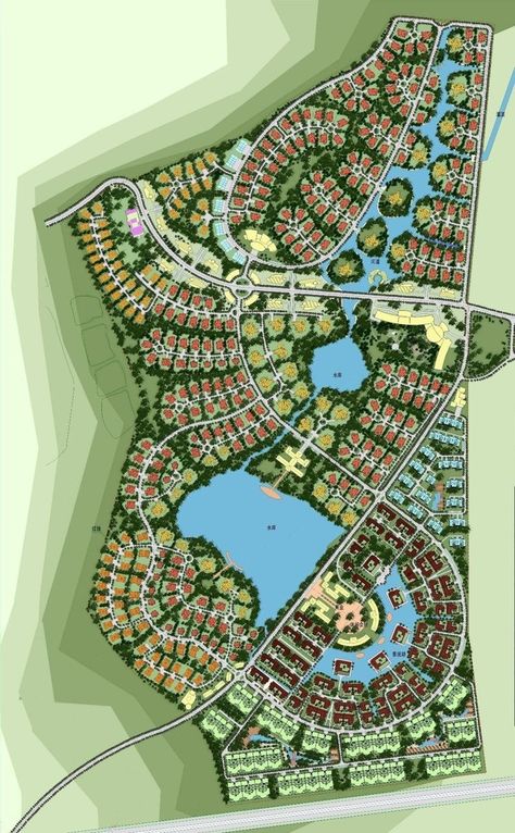 Urban Design Graphics, Urban Design Architecture, Urban Design Concept, Urban Design Plan, Urban Landscape Design, City Layout, Plans Architecture, Resort Design, Landscape Design Plans