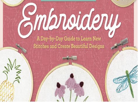 30 Day Challenge: Embroidery by Jessica Anderson (Author) When the blasted pandemic hit, I dimly remembered how to embroider from my elementary school years. When embroidery presented itself as an alternative to pass the time, I started from scratch, and have never looked back: it is something to do with your hands, to keep yourself occupied, that helps you be present and thus mindful, and that gives you the Learning Embroidery, Hard Crafts, 30 Days Challenge, Jessica Anderson, Days Challenge, Learn Embroidery, Never Look Back, Big Gifts, Day Challenge