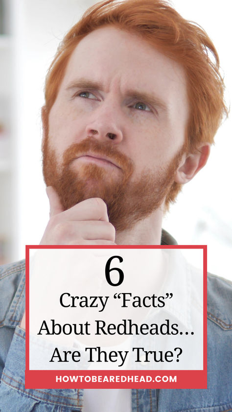 Let’s talk about some of our favorite redhead crazy “facts” and see which ones we can prove, and which ones are up for debate: Facts About Redheads, Redhead Facts, Redhead Day, Red Hair Men, Crazy Facts, Natural Redhead, Red Heads, Wearing Black, Facts About