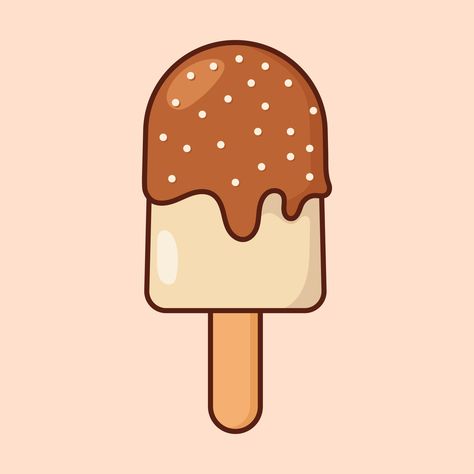 Ice Cream Icon, Ice Cream Cartoon Drawing, Popsicle Cartoon, Animated Ice Cream, Cartoon Popsicle, Popsicle Clipart, Ice Cream Cute, Ice Cream Flat Illustration, Ice Cream Clipart