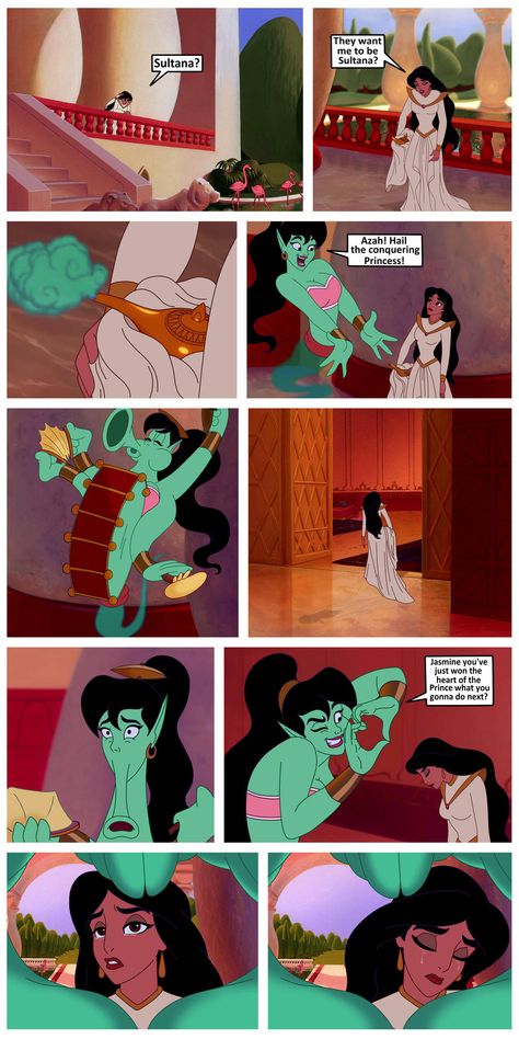 Disney Crossovers Ships, Genderbend Cartoons, Aladdin Genderbend, Gender Bender Comic, Princess Jasmine Fanart, Aladdin Fanart, Disney Princess Fanart, Genderbend Disney, Aladdin Cartoon