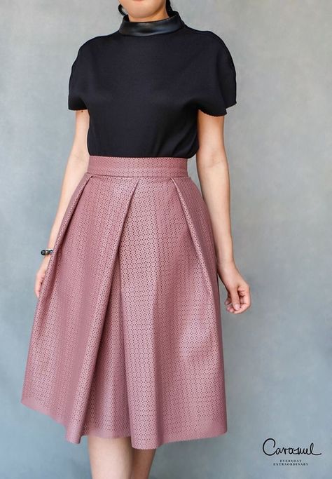 Pleats Skirt, Dresses Patterns, Pleat Skirt, Long Skirts, Skirts For Women, Big Fashion, Refashion Clothes, Short Long, Clothes Women