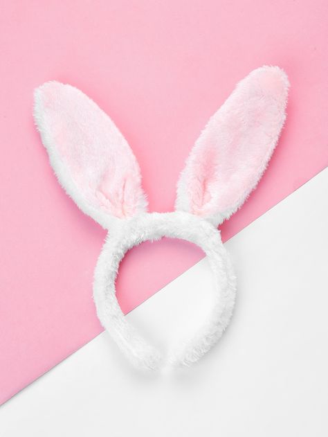 Shop Rabbit Ear Headband online. SheIn offers Rabbit Ear Headband & more to fit your fashionable needs. White Hair Band, Rabbit Headband, Rabbit Ears Headband, Backyard Kids, Backyard Kids Play Area, Band Accessories, Wrap Hair, Head Wrap Headband, Hair Band Accessories