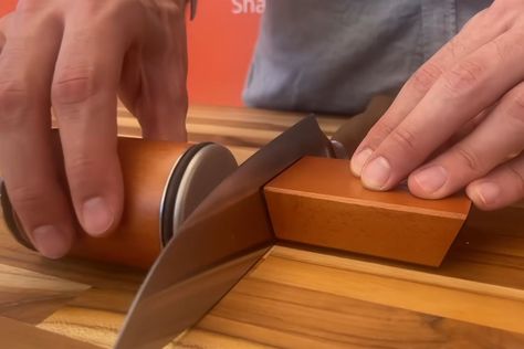 I'm a Chef Who's Taught Knife Sharpening 101—but This Tool Is So Much Easier to Use Professional Knife Sharpener, Electric Sharpener, Specialty Knives, Knife Sharpener, Custom Knife, Diy Tumblers, A Chef, Knife Sharpening, Break Out