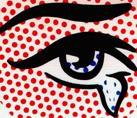 #dotsandstripes eye by roy lichtenstein Building Artists, Roy Litchenstein, Pop Art Roy Lichtenstein, Roy Lichtenstein Art, Roy Lichtenstein Pop Art, Ben Day Dots, Lichtenstein Pop Art, Claes Oldenburg, Robert Rauschenberg