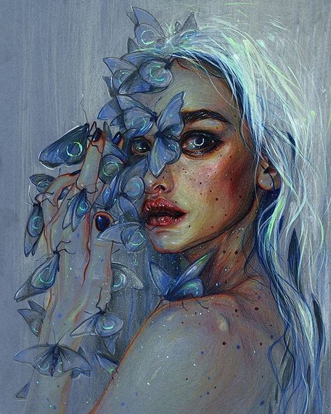 Tanya Shatseva is an artist from Russia and currently resides in Saint Petersburg. In the wonderland of the artist, she created acrylic and mixed media paintings in the genre of surreal and psychedelic style. Tanya Shatseva, Surrealism Painting, Arte Inspo, Drawing Tutorials, 영감을 주는 캐릭터, Drawing Tips, Art Watercolor, Surreal Art, Pencil Art