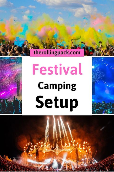 Music Festival Camping Hacks, Festival Camping Setup, Coachella Camping, Faster Horses Festival, Festival Camping Hacks, Festival Tips, Camping Setup, Music Festival Camping, Uk Festival