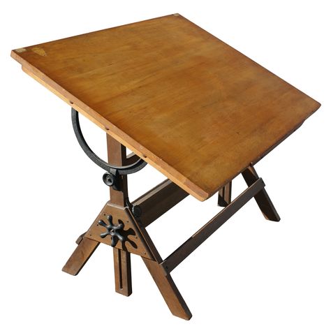 Mayline Drafting Tables - Ideas on Foter Antique Drafting Table, Wood Drafting Table, Vintage Drafting Table, Drafting Tables, Architects Desk, Drawing Furniture, Drawing Desk, Living Room Table Sets, Mcm Furniture