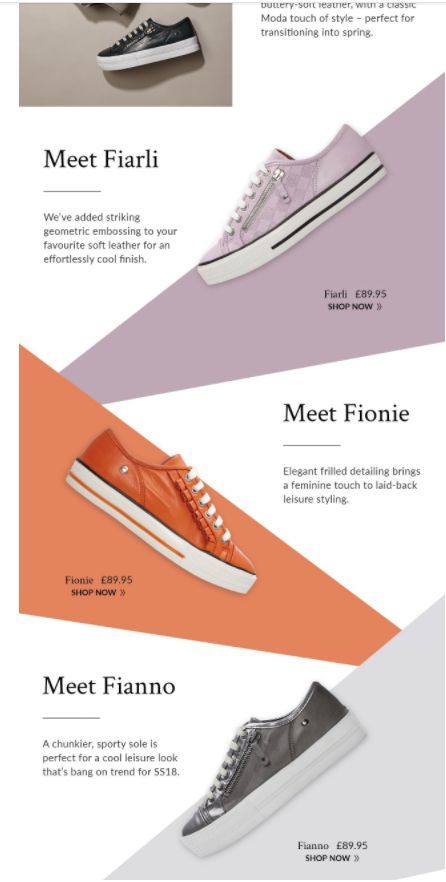 #email template, #html email template Layout Editorial, Catalog Design Layout, Html Email Templates, Email Layout, Shoe Advertising, Shoe Poster, Email Marketing Design Inspiration, Email Template Design, Shoes Ads