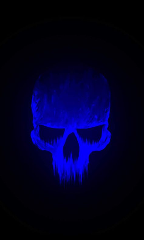 Blue Skull iPhone Wallpaper Hd Skull Wallpapers Dark, Blue Skull Aesthetic, Blue Skull Wallpaper, Skull Iphone Wallpaper, Skull Background, Blue Aesthetic Grunge, Ipad Backgrounds, Helloween Wallpaper, Wallpapers Ipad