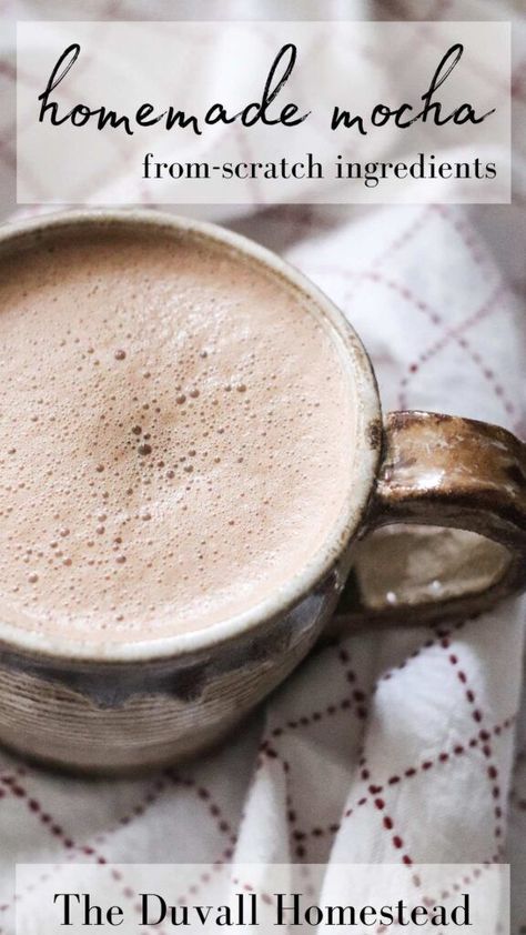 Homemade Mocha Coffee, Cafe Mocha Recipe, Mocha Recipes, Homemade Mocha, Reverse Coloring, Homemade Whipped Cream Recipe, Pumpkin Chili Recipe, Mocha Recipe, Caramel Mocha