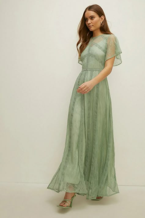 Short Bridesmaid Dresses With Sleeves, Garden Party Bridesmaid Dress Green, Sage Green Lace Bridesmaid Dresses, Green Boho Bridesmaid Dress, Sage Green Dress Formal Modest, Subtle Floral Bridesmaid Dresses, Tj Maxx Dresses, Sage Green Boho Bridesmaid Dresses, Sage Green Embroidered Dress