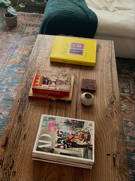 Coffe Table Book, Kendall Jenner House, Coffee Table Magazine, Jenner House, Modern Living Space, Eclectic Aesthetic, Coffee Table Styling, Table Books, Unique Characteristics