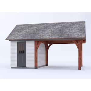 Backyard Man Cave Sheds Tv, Storage Barn With Lean To, Storage Building House The Home Depot, Single Carport With Storage, Wood Carport With Storage, Patio Cover With Storage, Lean To Off Storage Building, Shed With Outdoor Seating, Patio Tv Shed