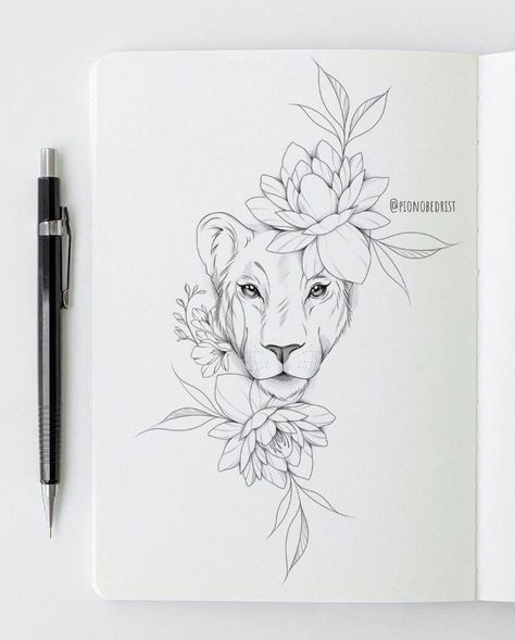 Lioness Tattoo Design, Dragon Tattoo Ideas, Africa Tattoos, Tier Tattoo, Lioness Tattoo, African Tattoo, Animal Tattoo Ideas, Girl Back Tattoos, Lion Head Tattoos